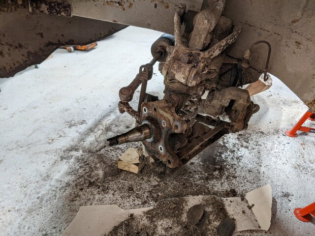 nearside stub axle