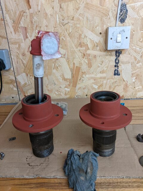 painting front hubs