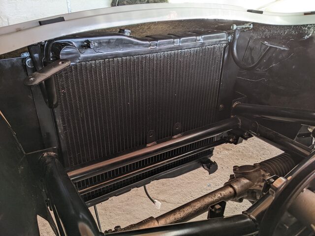 radiator from behind