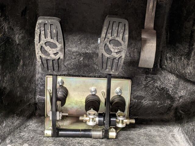 pedal box in footwell