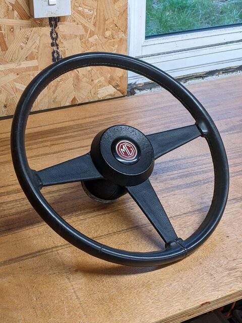 finished wheel from front