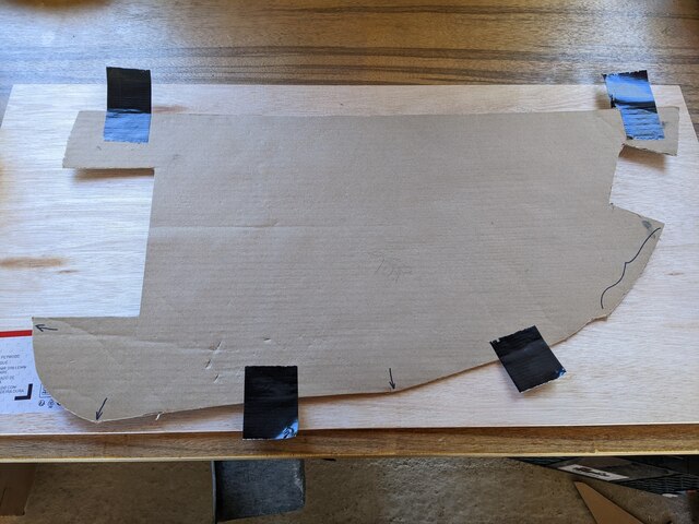 cardboard template